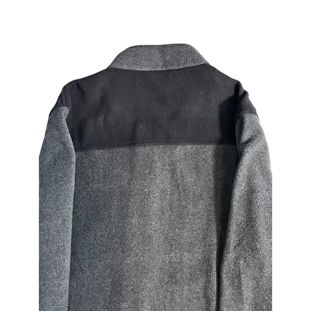 Tommy‎ Hilfiger Colorblock Fleece Jacket Men's XL – Charcoal/Black – NWT